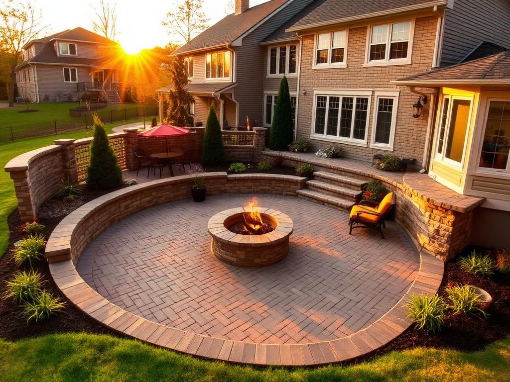 Pittsburgh backyard patio rebuild after