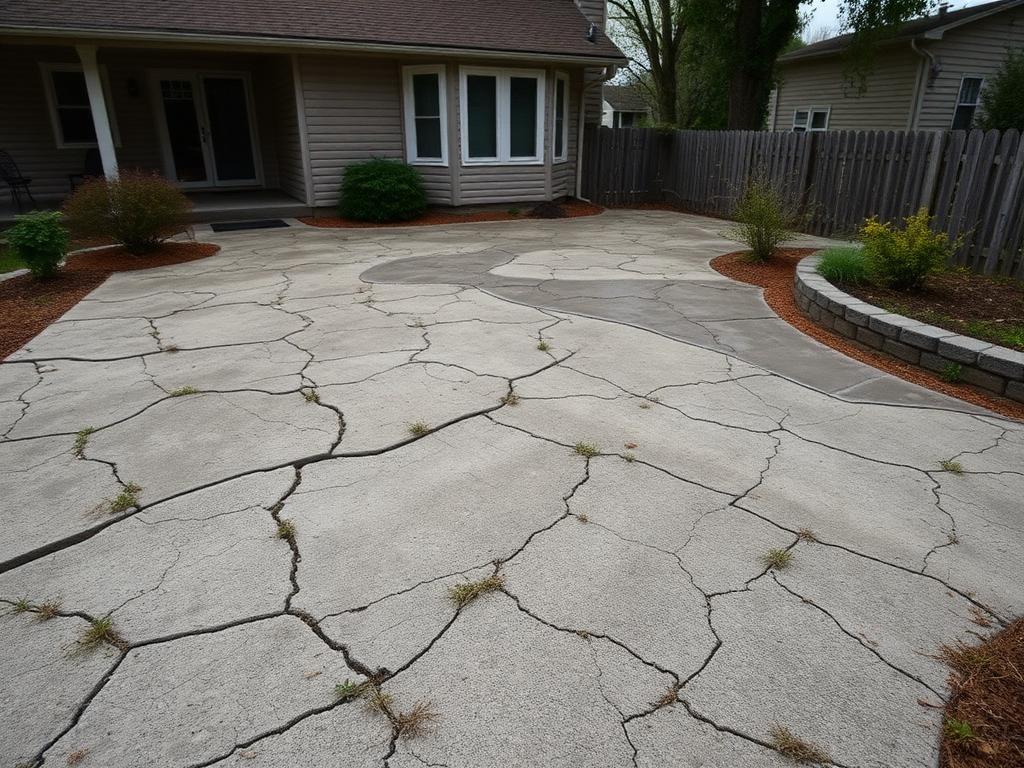 Pittsburgh backyard patio rebuild before